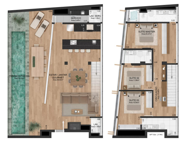 Penthouse Duplex 504 (214,07m²)